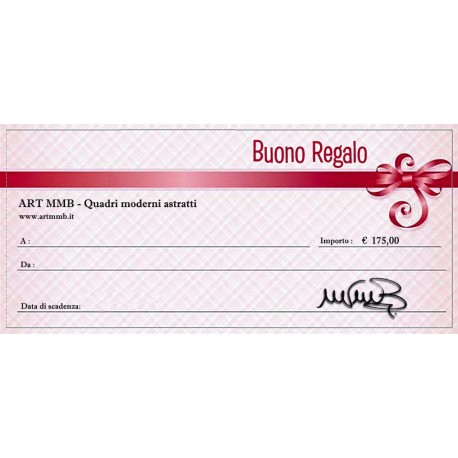 Buono regalo € 175,00