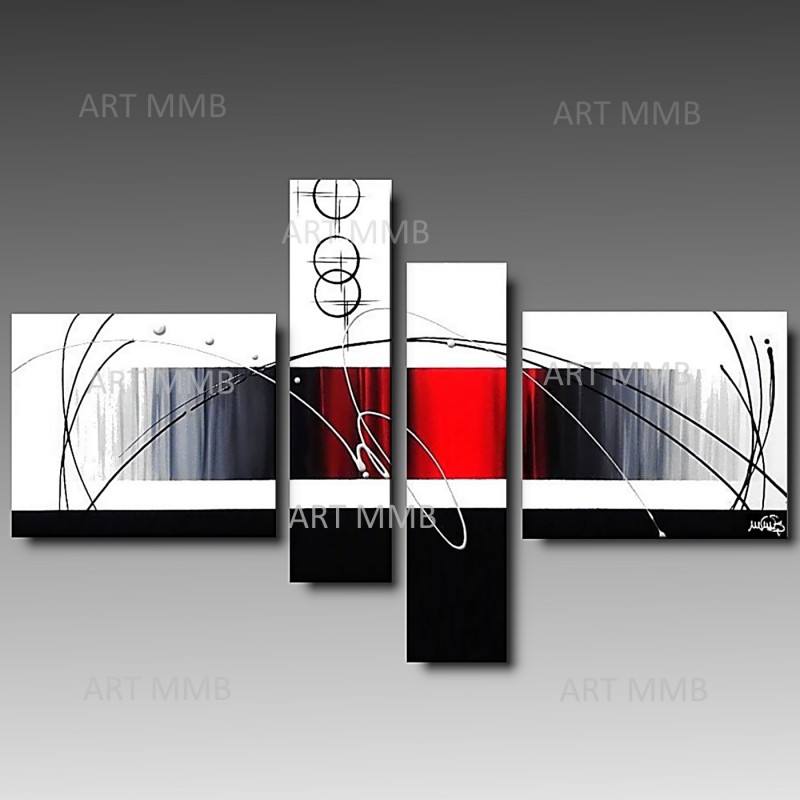 quadri moderni astratti dipinti a mano ART MMB QUADRI TRITTICO ARTE