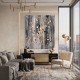 1 Quadri moderni astratti " GOLDEN SILENCE "